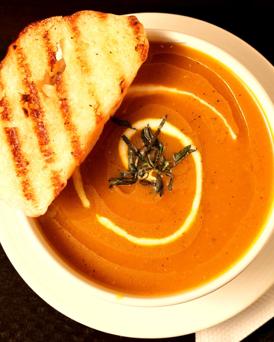 Roasted pumpkin soup