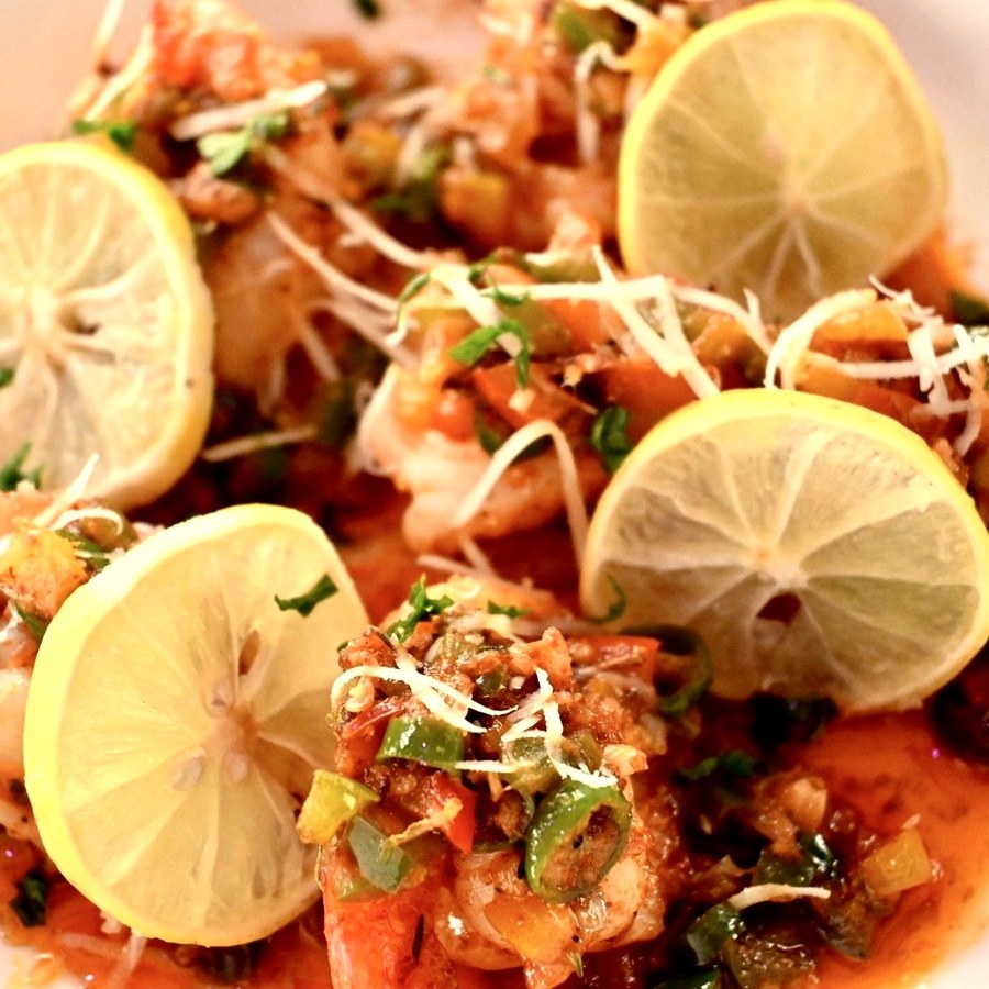 Pepper Garlic Prawns